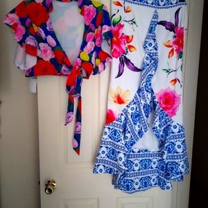 Floral Skirt Set